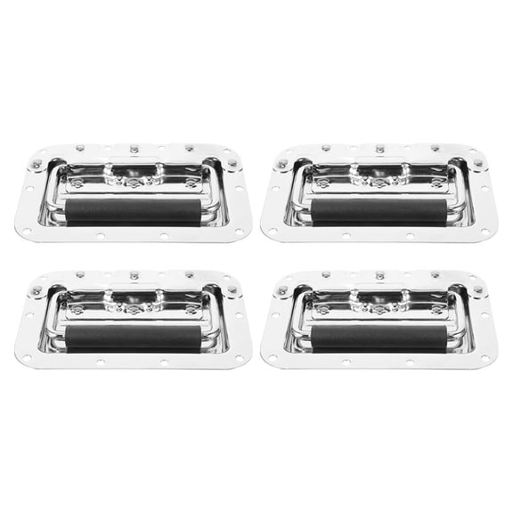 MLINS FRCOLOR 4pcs Case Handles for Suitcase Chest Hardware Side Pull on Equipment Cabinets Toolboxes Flight Cases