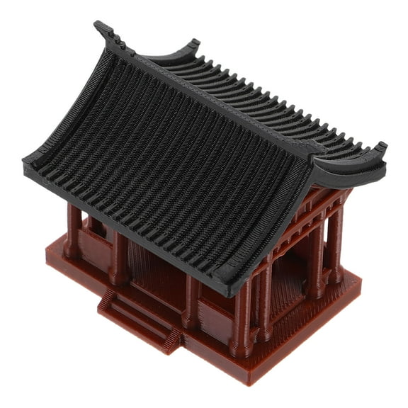 MLINS Fairy Garden Accessories Mini Pavilion Pagoda Garden Statue Zen Garden for Desk Japanese Home Office Decor Meditation Accessories