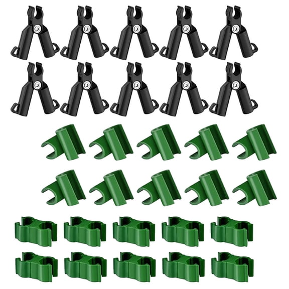 MLINS Fence Plant Connector Clip Trellis Garden Stakes Plant Fixing Clip 6.2X4.3X1.4CM