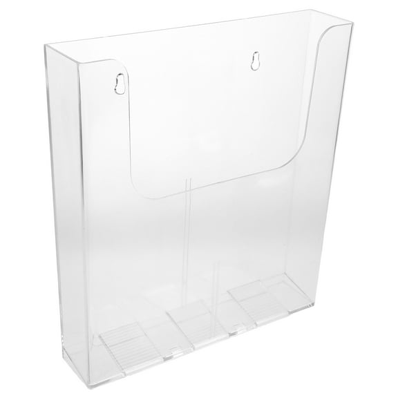 MLINS File Holder A4 Wall Mount Acrylic Document Holder Hanging File Organizer Document Folder Holder Magazine Holder for Office Home