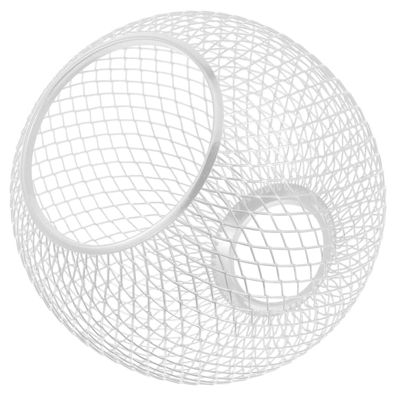 MLINS Filling Funnel Chandelier Lampshade Shell 14.00X14.00X13.00CM White