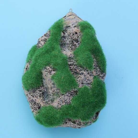 MLINS  Fish Aquarium Decor Floating Stone with Moss for Tank Landscaping Ornament