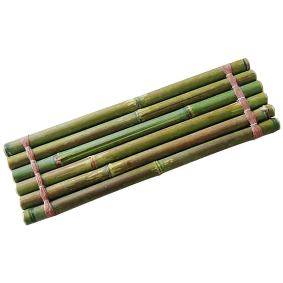 FELTECHELECTR Bamboo Aquarium Decor Green Bamboo Board 1Pack 13.8x5.9in