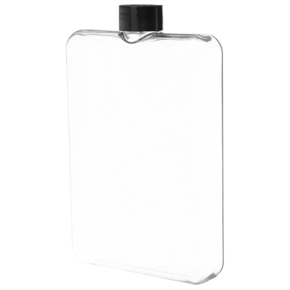 MLINS Flat Water Bottle for Travel for Easy Storage for Gym Hiking and Camping Reusable Portable and Lightweight Canteen Water Kettle