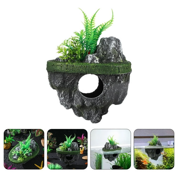DINHEAROM Aquarium Floating Ornament Multi 1Pcs 7.1x6.3x4.3in