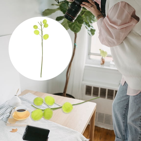 MLINS Floral Decorating Craft Crafting Plant Stem Decoration Fake Garden Plants Baby Light Green