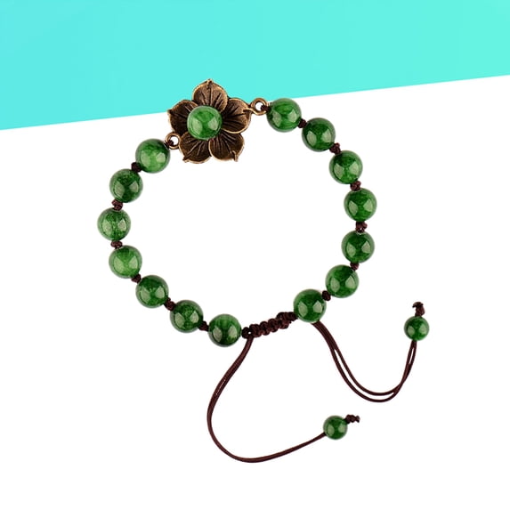 MLINS Flower Bead Bracelet for Women Durable Alloy Jewelry Perfect for Any Occasion