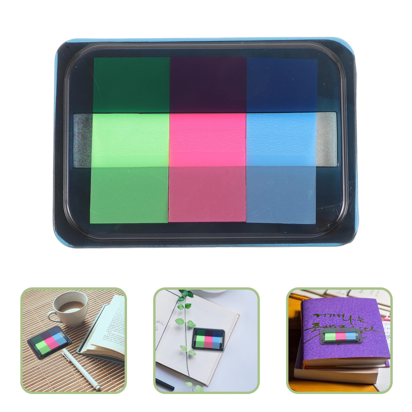 MLINS Fluorescent Knowledge Post Color Stickers Index Sticks Tabs ...