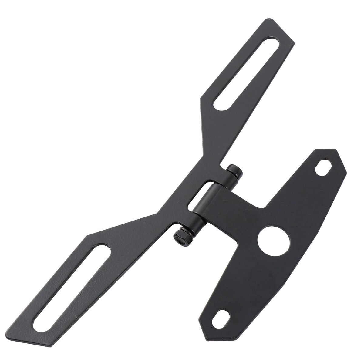 MLINS Foldable Motorcycle Light Bracket Adjustable License Plate Holder
