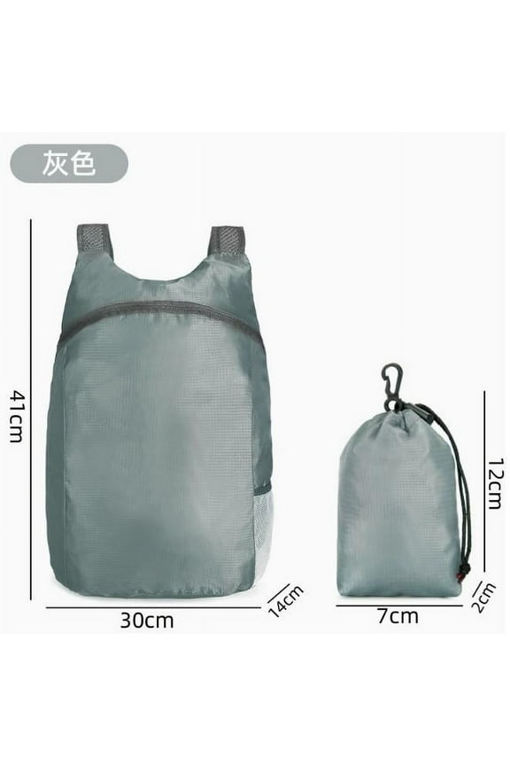 Folding Backpack Men and Women Man 39.00X24.00X14.00CM Light Grey