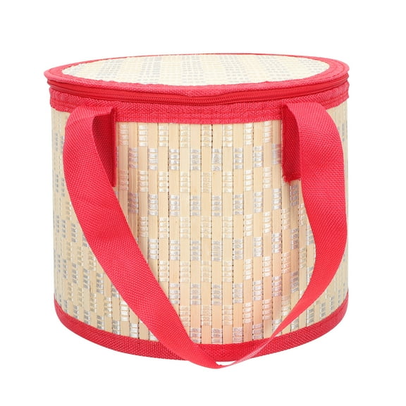 MLINS Folding Bamboo Basket Elegant Charm Chic and Unique