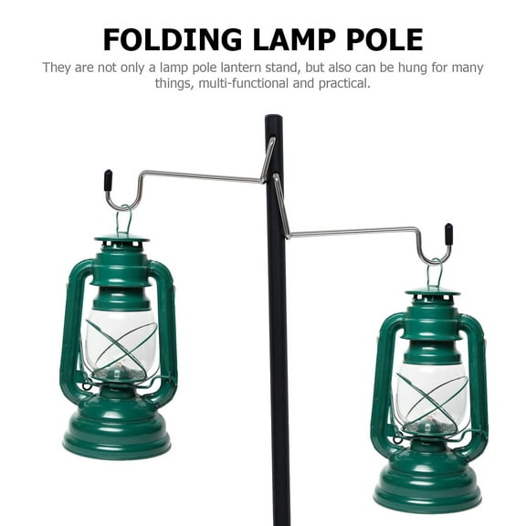 MLINS  Folding Table Light Stand Convenient Outdoor Lamp