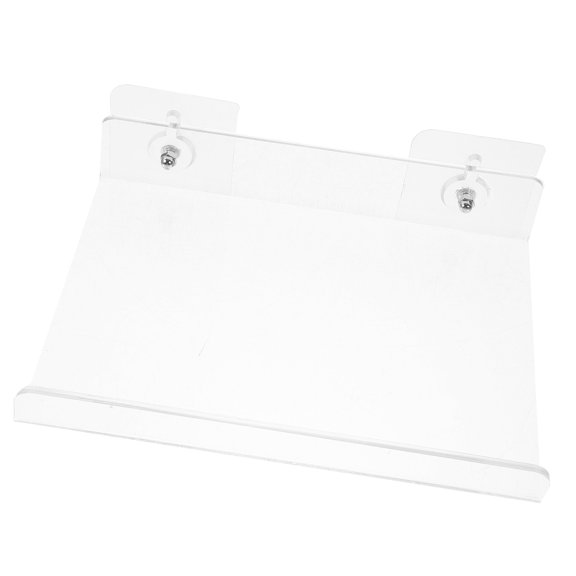 TEHAUX Acrylic Floating Shelf Transparent 1Set 11.8X5.9X0.8In Bathroom Use