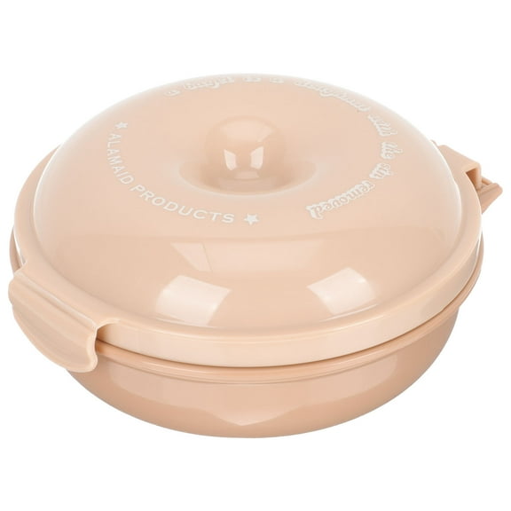 DINHEAROM Bread and Toast Storage Box Stackable Design Light Brown 1Pack 5.1X5.1X2.6in