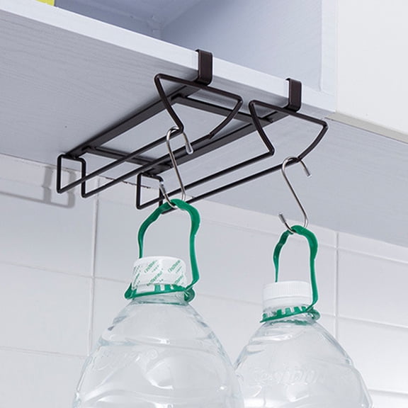 YUYUETIME Glass Holder Rack Wine Glass Holder Brown Iron 1Pack