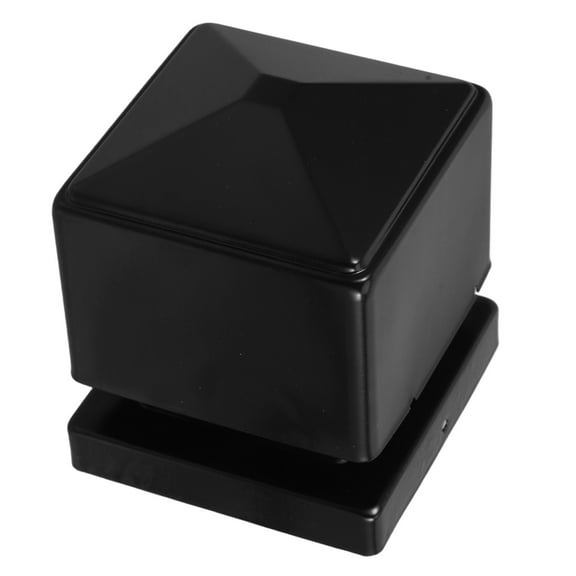 MLINS Galvanized Fence Post Cap Pyramid Post Cap Cover Metal Mailbox Posts Toppers for Fence Wood Post of Decks or Corridors