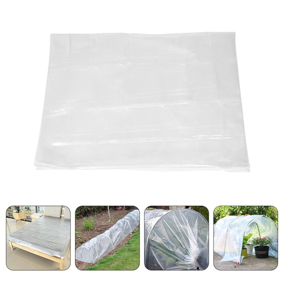 PTOOTP Transparent Pe Frost Protection Cover for Plant Freeze Protection Durable Antifreeze Film