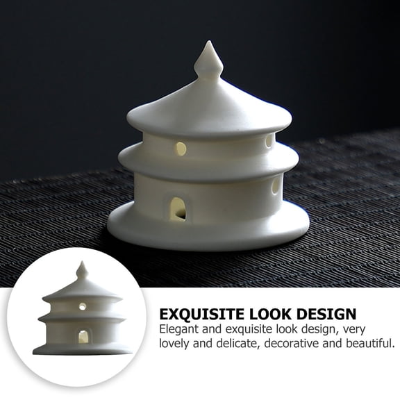 MLINS Garden Statues Zen Miniature Pagoda Figure Chinese Style Ornament