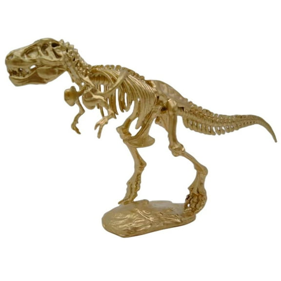 MLINS Giant Dinosaur Skeleton Ornament Dinosaur Skeleton Decor Baby 13x6.5x3cm Golden