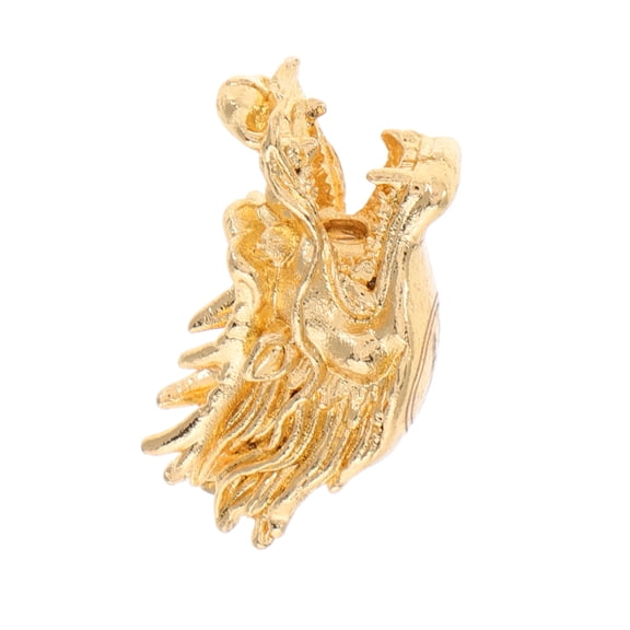 YUYUETIME Golden Copper Dragon Head Rod for Water Divining and Outdoor Treasure Hunts