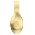 thumbnail image 1 of MLINS Golden Stainless Steel Spoon Rest for Home Use Smooth Edges Easy to .8 Inches, 1 of 8