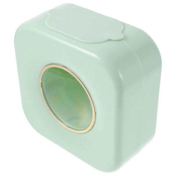 MLINS Green Plastic Wall Mount Storage Box for Cling Film and Shoe Covers Multi-functional Decorative