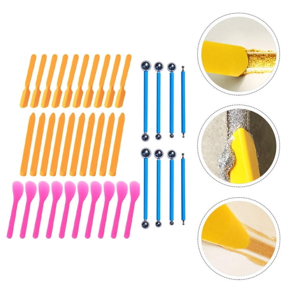 DINHEAROM Tile Tools for Installation Sealant Caulking Seam Tool Kit Rubber 1 Set 5.89X0.55X0.16inch