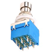 FELTECHELECTR Control Footswitch Guitar Switch Metal for Guitar Playing Blue 1Pcs