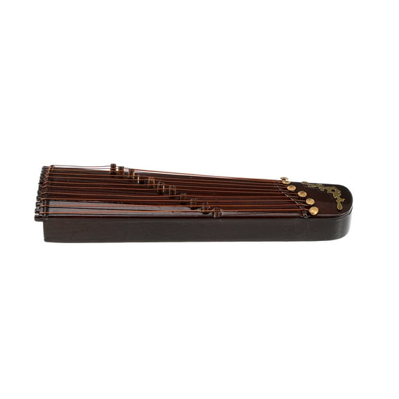 YUYUETIME cate Guzheng Model Brown Wood Home Decoration Yuyuetime