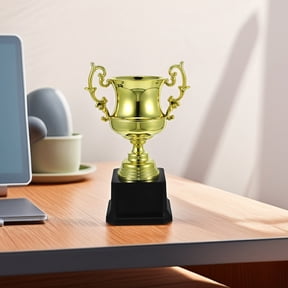 DINHEAROM Trophy Plastic For Winner Trophy Decor 1Pcs 7.9x5.1x3.3in
