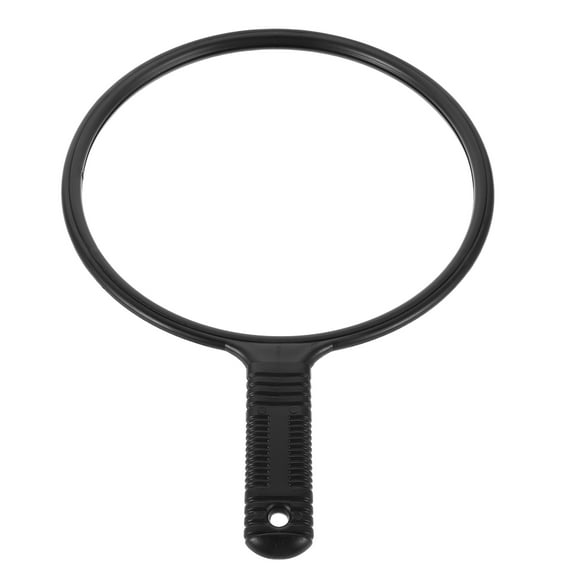 MLINS Hand Mirror Handheld Makeup Mirrors With Handle Wall Mount For Cosmetic Bathroom Home Barber Salon Travel Portable Present For Women Student Black