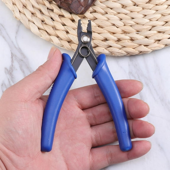 MLINS Handheld Diagonal Cutters High Leverage Angled Pliers Handle Wire Cable Cutter Side Snips Flush Plier