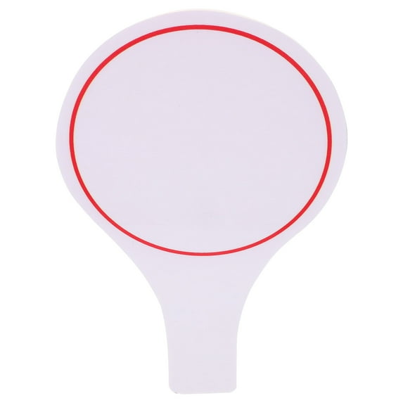 MLINS Handheld Scoreboard Whiteboard Dry Erase Paddle Single-Sided Judge Scoreboard Scoring Paddle for Classroom Voting and Game Scoring
