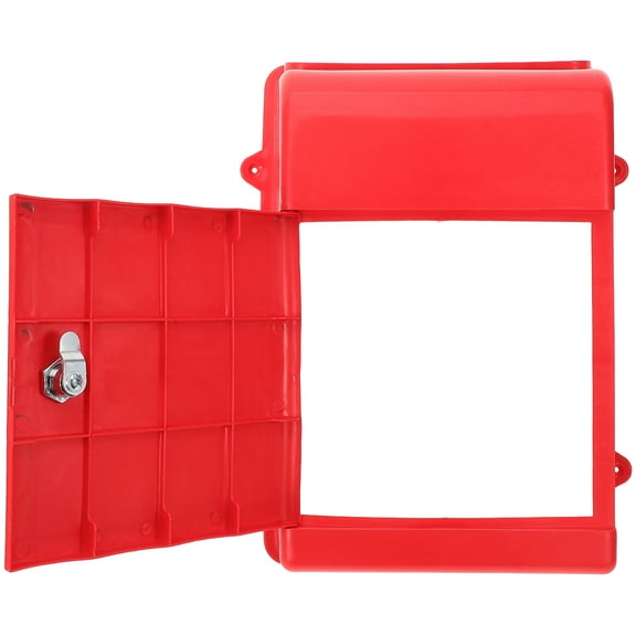 MLINS Hanging Wall Ballot Box With Lock Suggestion Box Wall-mount Mail Box Home Supplies