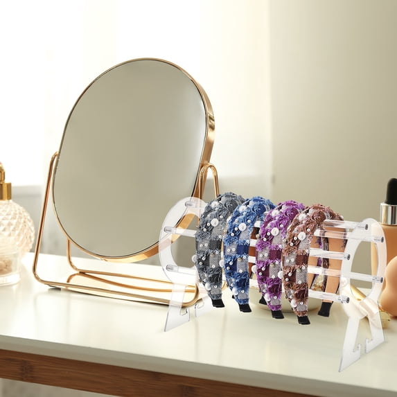 MLINS Headband Holder Hairband Organizer Display Stand 1 Set Acrylic Clear Storage Solution