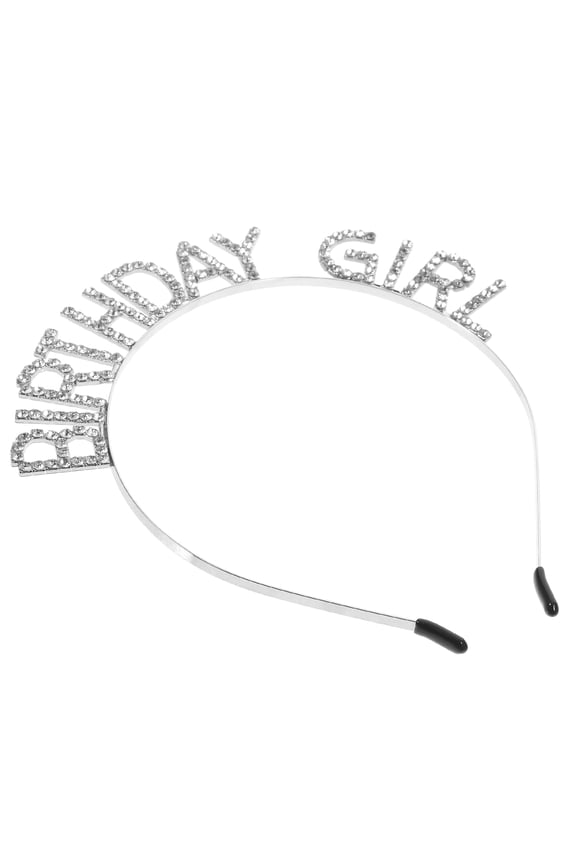 Headband Jewelry Girl Navy Birthday Balloons Decorations Headbands Women's Silver
