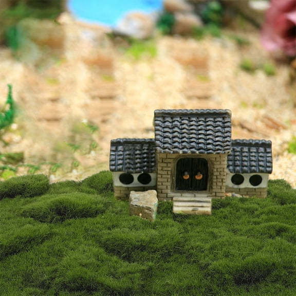 MLINS Hemoton 2pcs Fake Moss Grass Mat Artificial Turf Rug for Landscaping Simulation DIY Synthetic Lawn Carpet