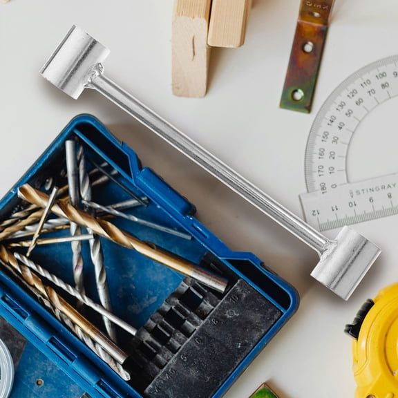 DINHEAROM Door Hinge Adjust Tool Wrench Nickel Chromium Steel 1Set 11.3x1.7x1.3in