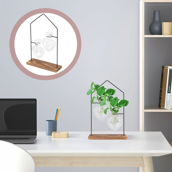 MLINS Hydroponic Plant Planter Glass Flowers Terrarium Jar Transparent