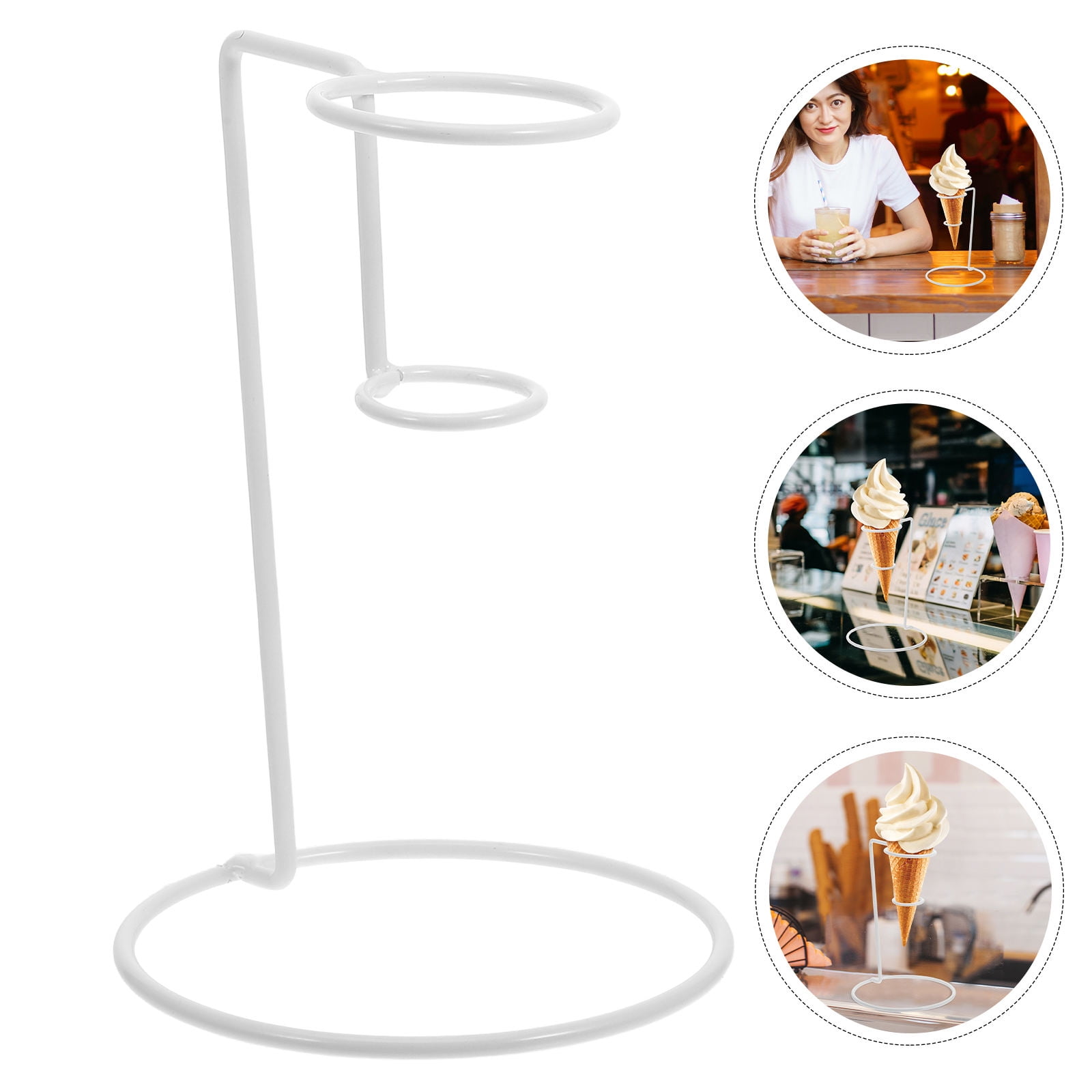 MLINS Ice Cream Rack Display Stand Cone Holder Tabletop - Walmart.com