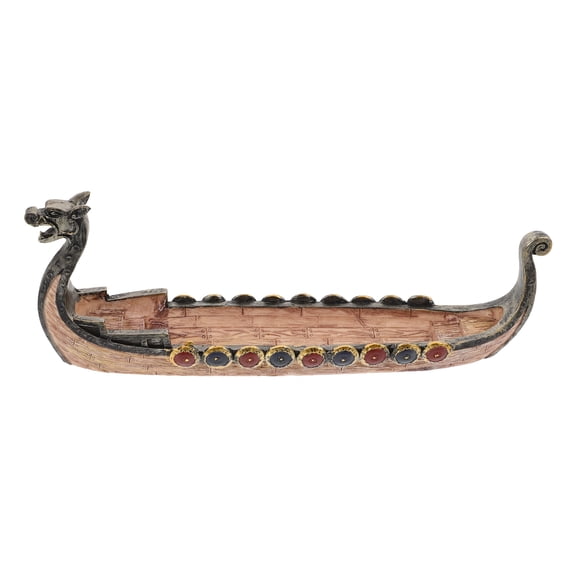 MLINS Incense Burner Decoration Censer Vintage Boat Office Orange