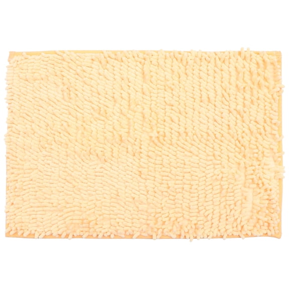 AURARMLET Entry Mats Indoor Home Khaki Chenille 1Set 22.40X15.33X0.79in