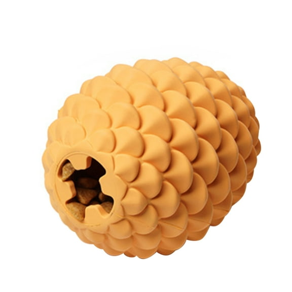 MLINS  Interactive Dog Plaything Treats Dispense-Ball Toy Pet Orange