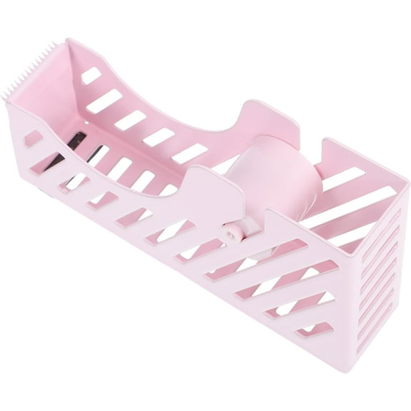 MLINS Iron Tape Holder Desktop Tape Dispenser Office 11.60X6.50X2.80CM Pink