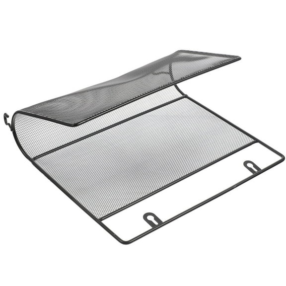 Milisten Wall Mounted File Organizer Rack 1 Piece Hanging Storage for Kitchen Bedroom 11.4 x 9.82 x 4.13 Inches