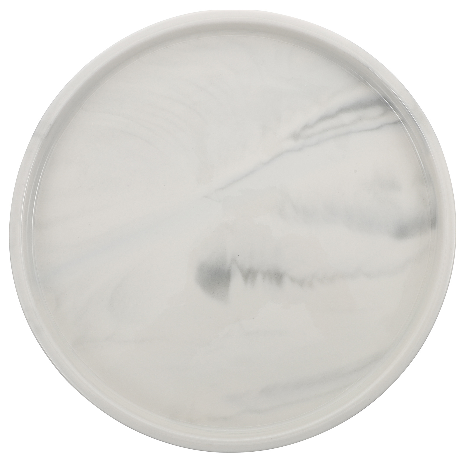 YUYUETIME jewelry plate dish Fine Marbling Design Grey 1PC