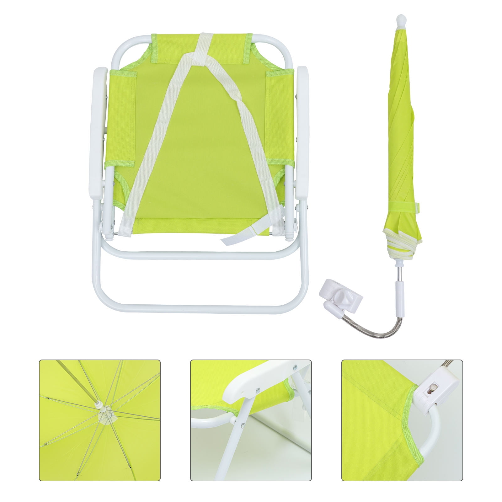 MLINS Kid Beach Chair with Umbrella Sunscreen Fine Workmanship Practical Parent-child