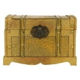 thumbnail image 1 of YUYUETIME Treasure Box Golden Wood 1Pack 11.79x8.25x8.25in, 1 of 8