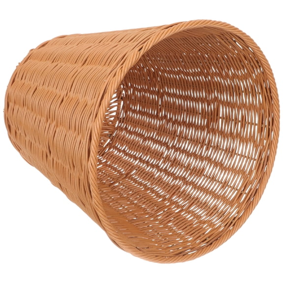MLINS Kitchen Rattan Woven Basket Versatile Vegetable Storage Basket Trash Basket