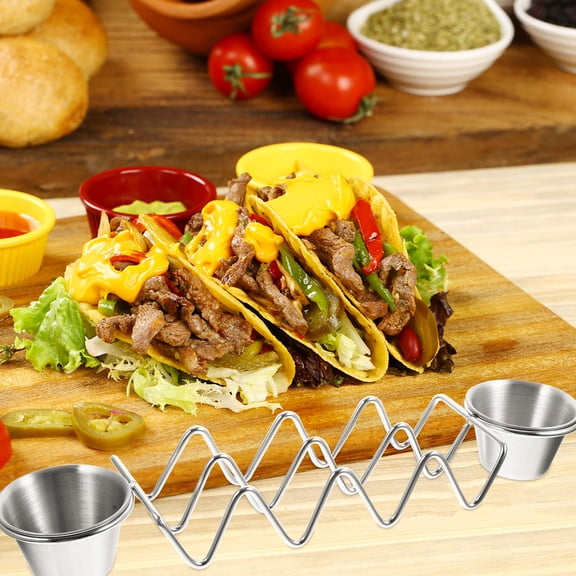 DINHEAROM Reusable Taco Holder 1Set 12.4X3X1.6In Multi